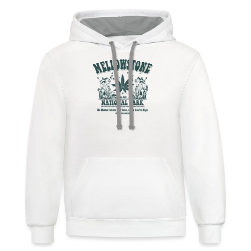 Mellowstone Psychedelic 1 - Unisex Contrast Hoodie
