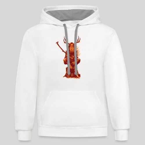 Leshy Red/Yellow - Unisex Contrast Hoodie