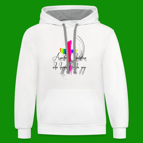 Another Gay Christian - Unisex Contrast Hoodie