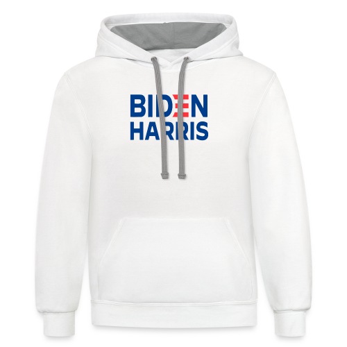 Biden Harris - Unisex Contrast Hoodie