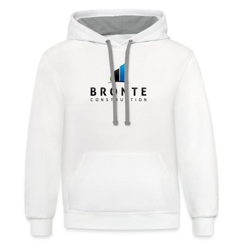Bronte Logo - Unisex Contrast Hoodie