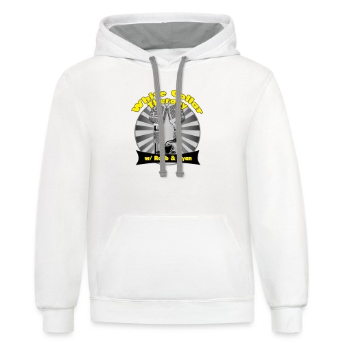 The White Collar Therapy Show - Legacy Logo - Unisex Contrast Hoodie