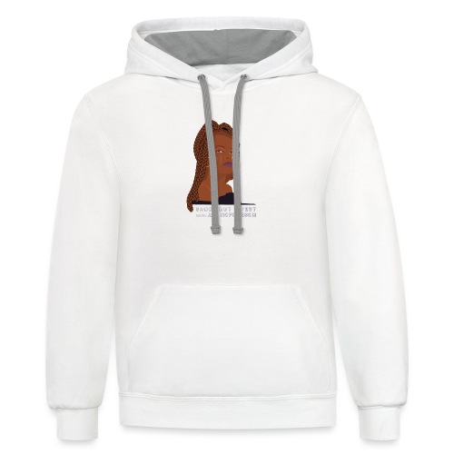 Saucy But Sweet with Ali McPherson - Unisex Contrast Hoodie