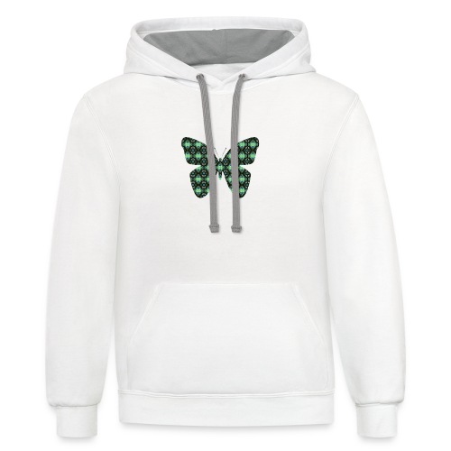 MO 97 450 butterfly - Unisex Contrast Hoodie
