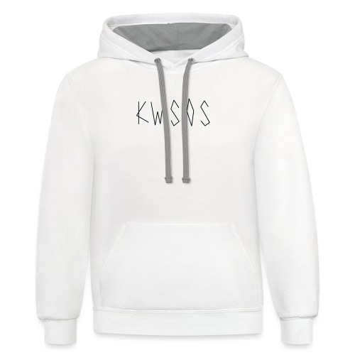 KWSOS Standard Logo Sweater - Unisex Contrast Hoodie