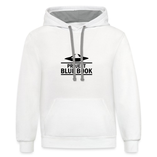 Project Blue Book - Unisex Contrast Hoodie