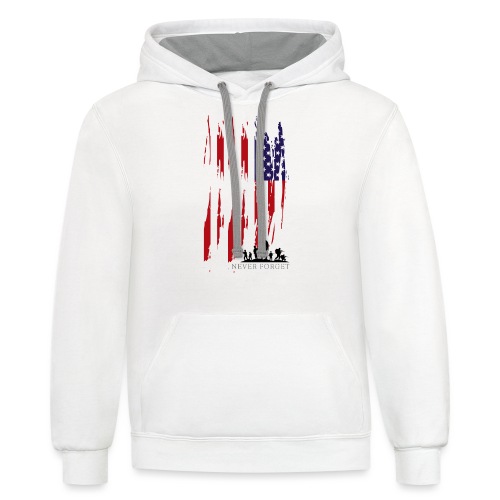 Never Forget Notary - Unisex Contrast Hoodie