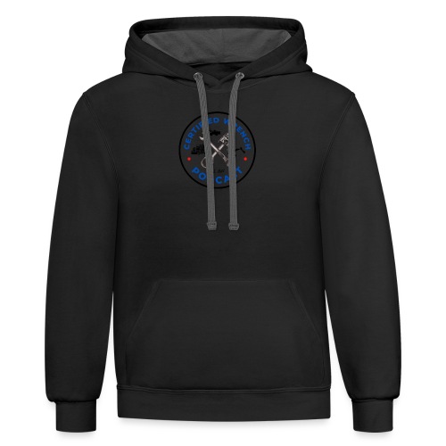 Heavy Wrench Circle - Unisex Contrast Hoodie