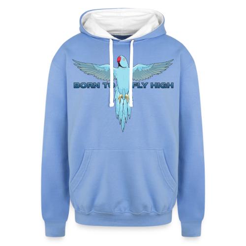 BORN TO FLY HIGH - Unisex Contrast Hoodie