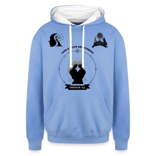 Love & Faith - Unisex Contrast Hoodie
