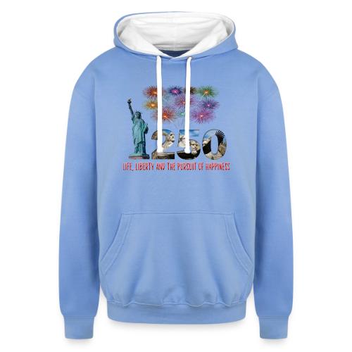 250 Years USA - Unisex Contrast Hoodie