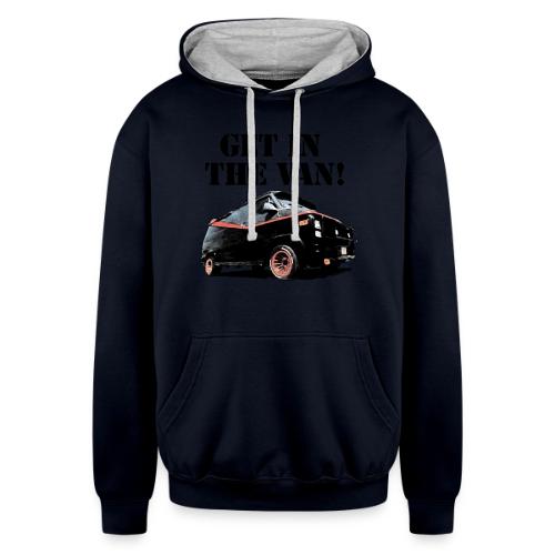 Get In The Van - Unisex Contrast Hoodie