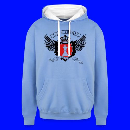 danjohnsawlogo - Unisex Contrast Hoodie