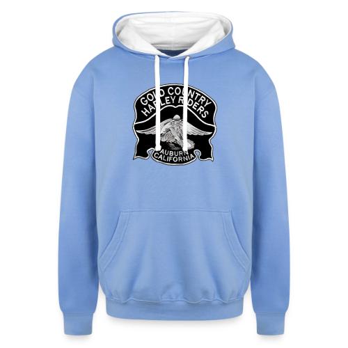 GCHR Logo cropedBW - Unisex Contrast Hoodie