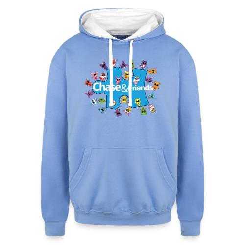 Team Chase and Friends with The Letter Critters - Unisex Contrast Hoodie