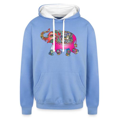 Elefante ON - Unisex Contrast Hoodie
