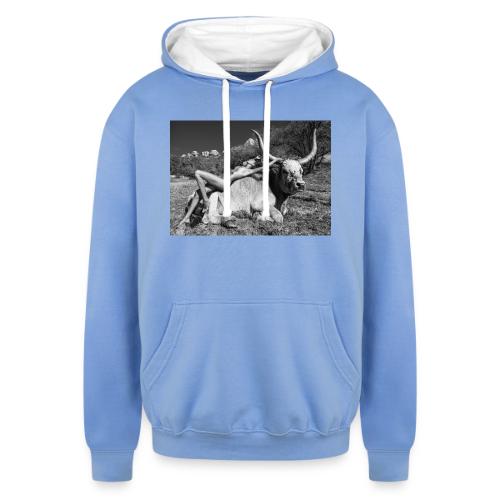 Europe & Jupiter (2021 Year of White Ox) - Unisex Contrast Hoodie