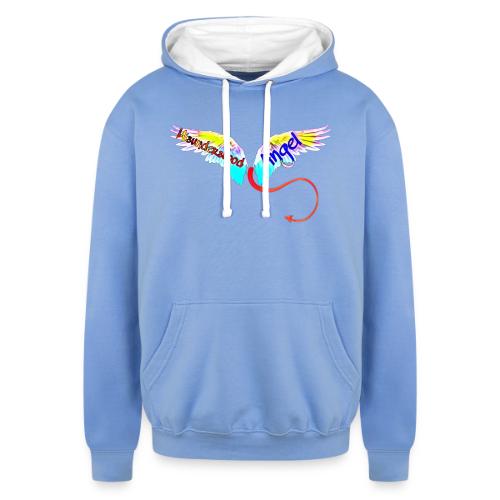 Misunderstood Angel (Angel Wings) - Unisex Contrast Hoodie