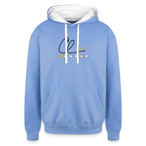 Black n Gold Logo - Unisex Contrast Hoodie