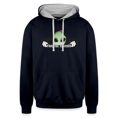 Coming Through Clear - Alien Arrival - Unisex Contrast Hoodie