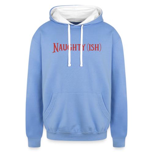 Naughtyish Red - Unisex Contrast Hoodie