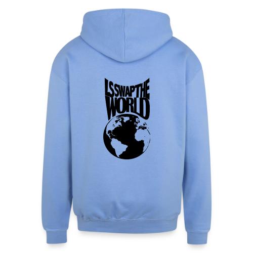 LS Swap the World (Front & Back) - Unisex Contrast Hoodie