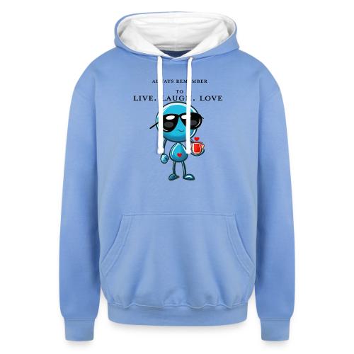 Remember to live laugh love - Unisex Contrast Hoodie