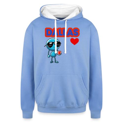 Smoon City_Dallas - Unisex Contrast Hoodie