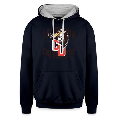 California University Merch - Unisex Contrast Hoodie