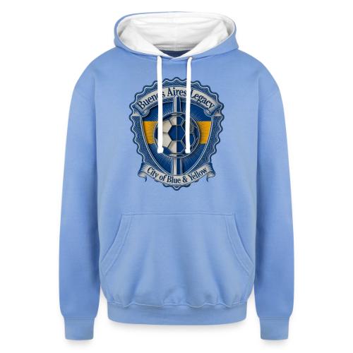 Buenos Aires Legacy T Shirt, Soccer City Pride Gif - Unisex Contrast Hoodie