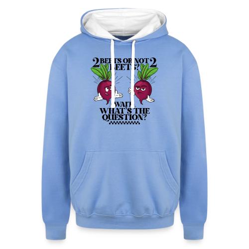 Two beets or not - Unisex Contrast Hoodie