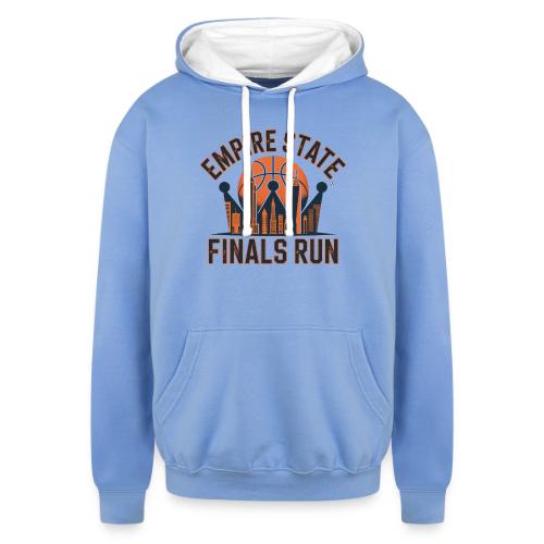 Empire State Finals Run - Unisex Contrast Hoodie