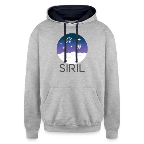 Siril logo 2021 - Unisex Contrast Hoodie