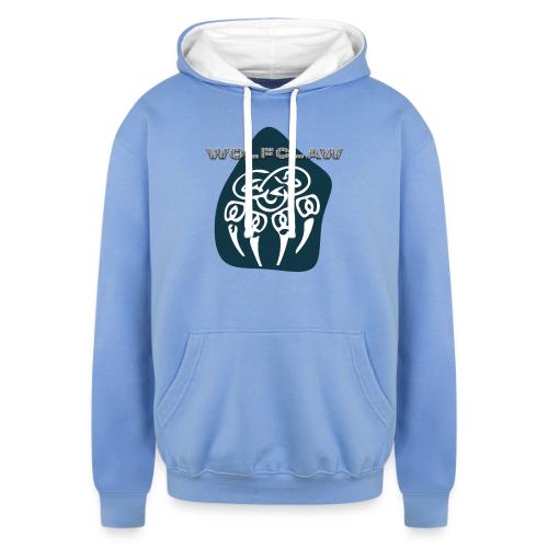 Wolf claw - Unisex Contrast Hoodie