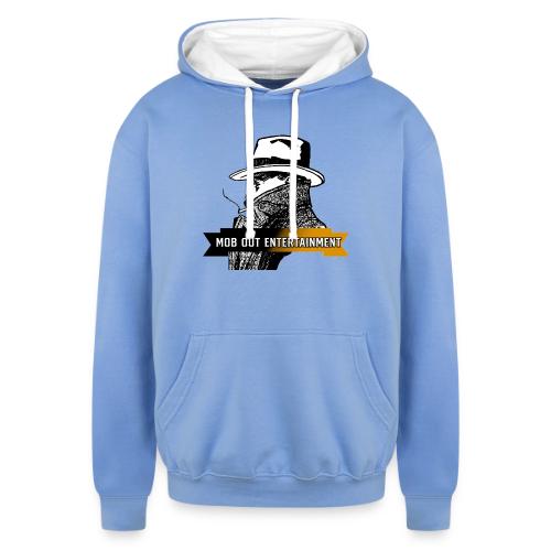 Mob Out Ent Logo - Unisex Contrast Hoodie