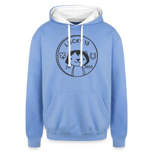 ZK2025 Lucky 13 - Unisex Contrast Hoodie