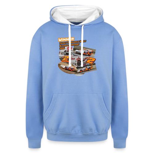 Rob Trent Eldora Speedway FFN#1 Design 1 - Unisex Contrast Hoodie
