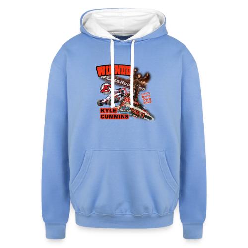 Kyle Cummins #LetsRaceTwo Winner - Unisex Contrast Hoodie