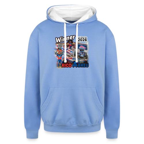 Rico Abreu #LetsRaceTwo Winner - Unisex Contrast Hoodie