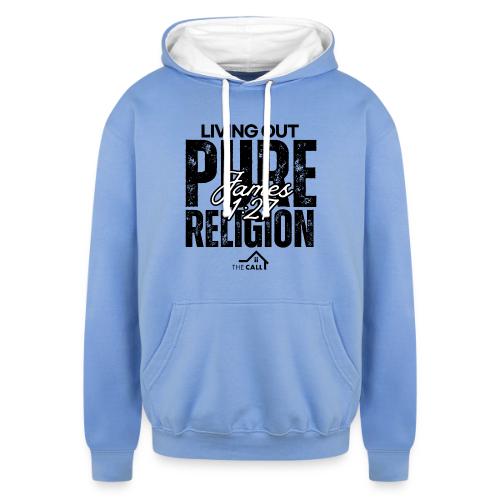 Pure Religion - Unisex Contrast Hoodie