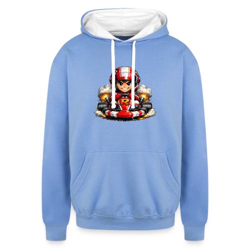 Carcadelogoracerfront - Unisex Contrast Hoodie
