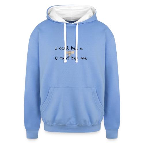 I can’t bee u - Unisex Contrast Hoodie
