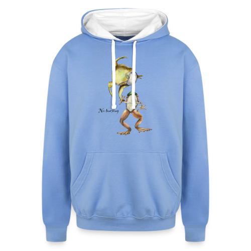 Two frogs - Unisex Contrast Hoodie