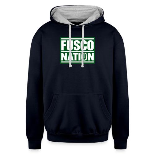 Fusco Nation (Official Seal) - Unisex Contrast Hoodie
