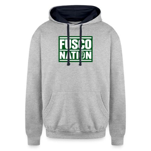 Fusco Nation (Official Seal) - Unisex Contrast Hoodie