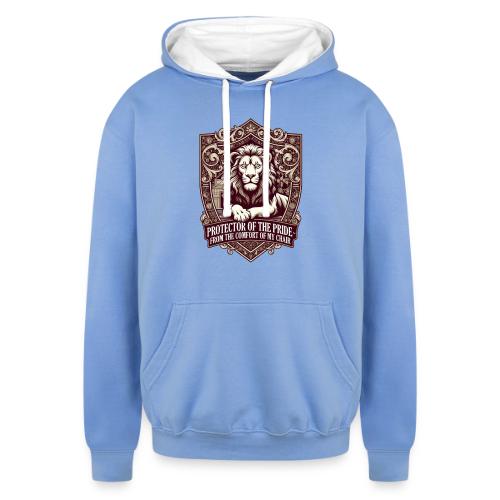 Protector of the Pride T Shirt, Sarcastic Dad Gif - Unisex Contrast Hoodie