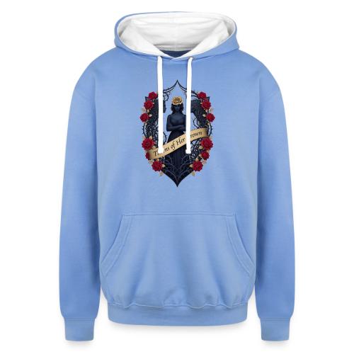 Women’s Day Thorn Crown T Shirt, Gift for Sister - Unisex Contrast Hoodie