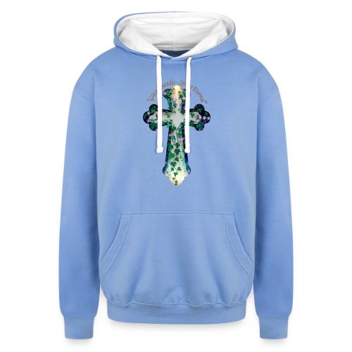 Easter Grace Cascades Eternal T Shirt, Mercy Gift - Unisex Contrast Hoodie