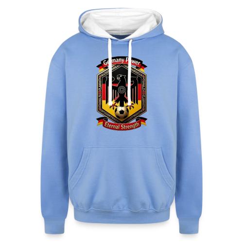 Germany Eagle Power T-Shirt, Flag Pride Gift - Unisex Contrast Hoodie