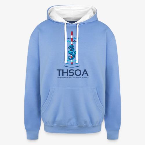 Seahorse Geo Type Stacked - 1984 - Unisex Contrast Hoodie